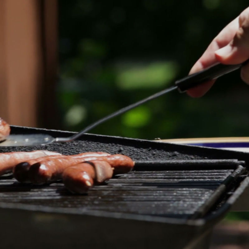 Grilling Hot Dogs